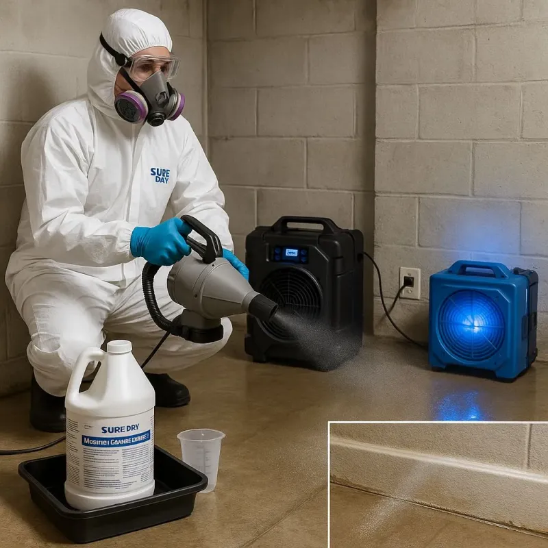 Sanitization and Odor Removal process in Sealy, TX