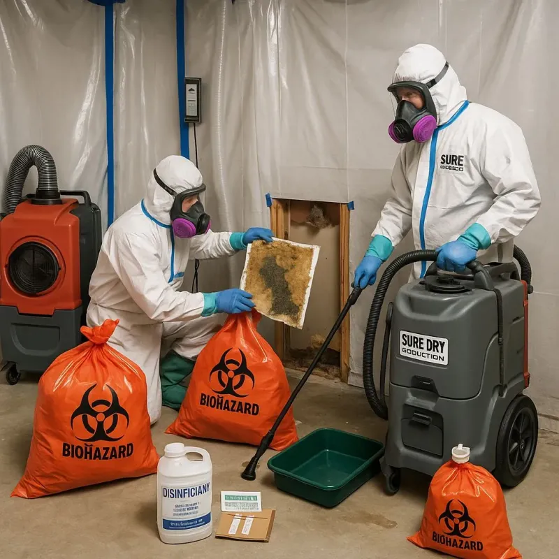 Contaminated Water Handling Protocols process in Sealy, TX